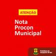 Nota Procon Municipal